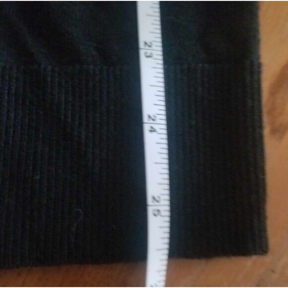 Merino Wool Blend Velocity Women Black Pullover Sweater Large - Picture 8 of 9